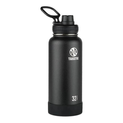 32 oz Actives Insulated Stainless Steel Bottle-Accessories-Takeya-78223-51020_ONYX-L-2-[Sku]-Tennis Express