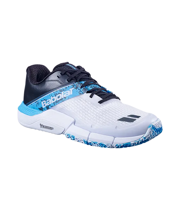 Padel Shoes Babolat Movea 2 White/Cyan Blue 2025