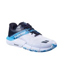 Padel Shoes Babolat Movea 2 White/Cyan Blue 2025
