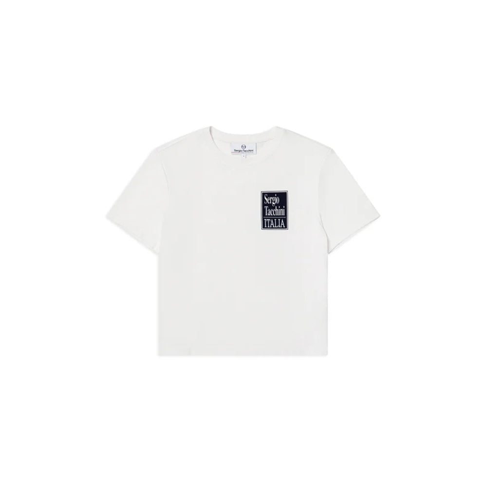 Sergio Tacchini Women's Italia Shirt | Brilliant White