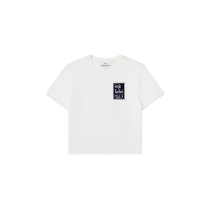 Sergio Tacchini Women's Italia Shirt | Brilliant White