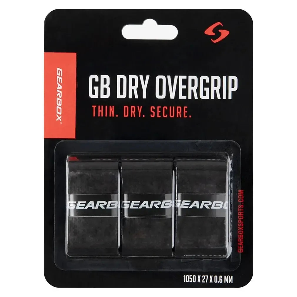 3-Pack Dry Pickleball Overgrip Black