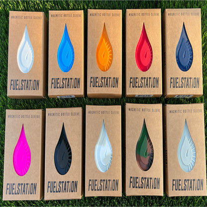 FUELSTATION Bottle: Black Magnetic Sleeve