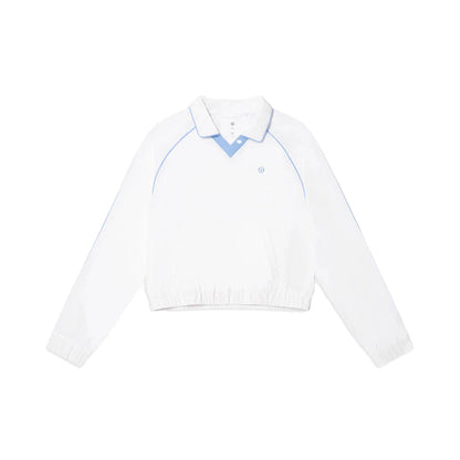 Sergio Tacchini Doni Long Sleeve Polo | Brilliant White