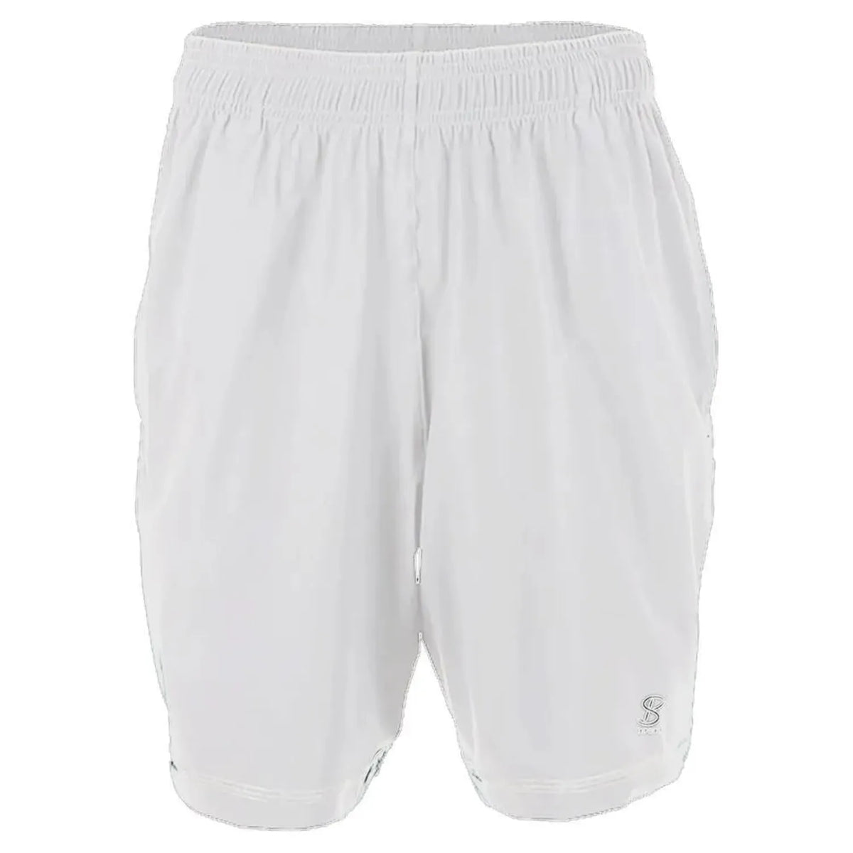 Men's SB Sport Game 9 Inch Tennis Short White-Apparel-Sofibella-8011WHT-U22-1-Tennis Express