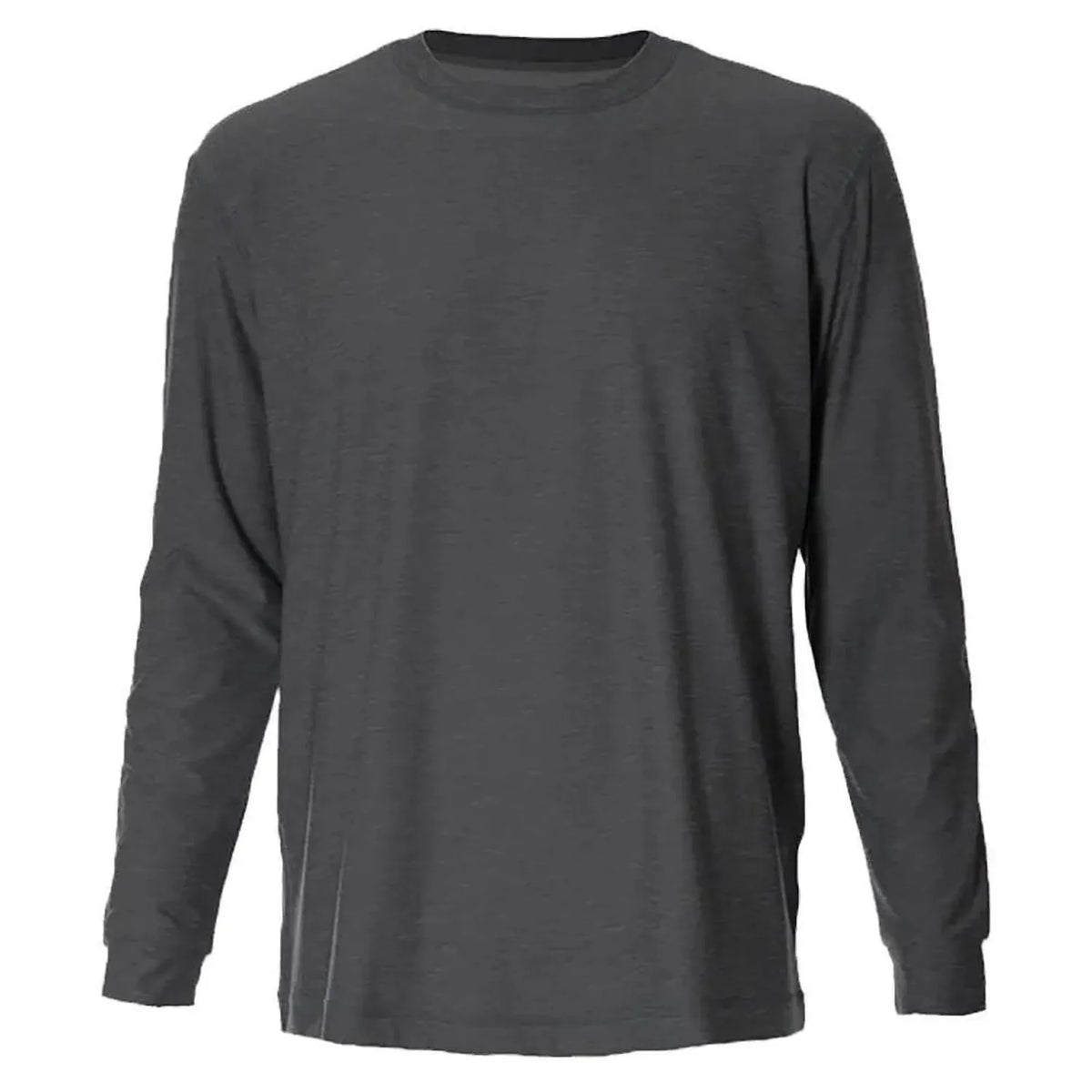 Men's SB Sport Classic Fit Long Sleeve Tennis Crew Grey Melange-Apparel-Sofibella-8016GML-U22-1-Tennis Express