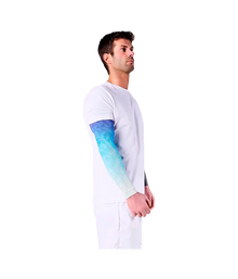 Mangas de Compresión Floky No Strain Fusion Light Blue