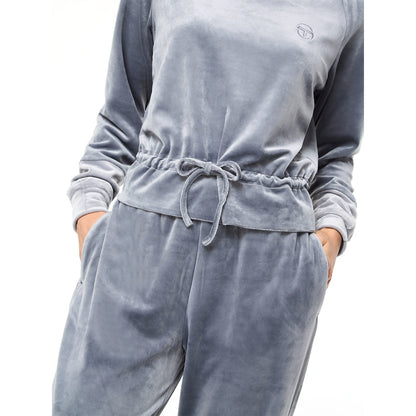 Sergio Tacchini Lina Velour Top - Quiet Shade