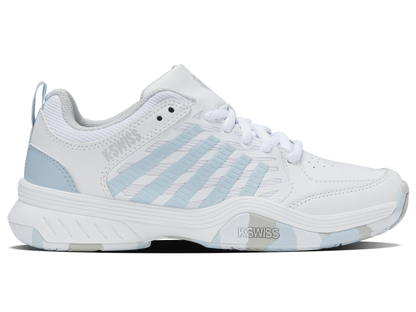 K-Swiss Big Kids' Shoes Court Express 2 | White/Ballad Blue/Dawn Blue