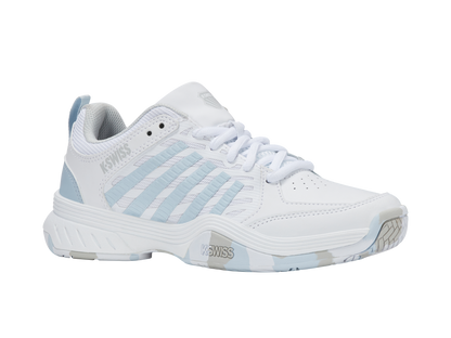 K-Swiss Big Kids' Shoes Court Express 2 | White/Ballad Blue/Dawn Blue