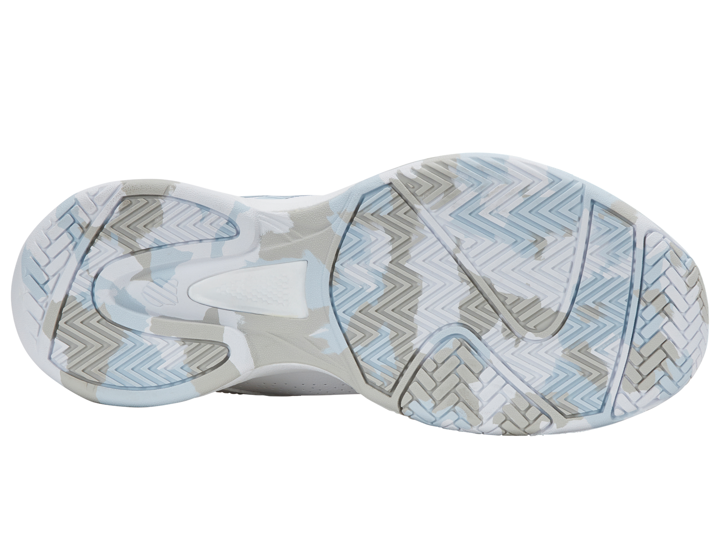 K-Swiss Big Kids' Shoes Court Express 2 | White/Ballad Blue/Dawn Blue