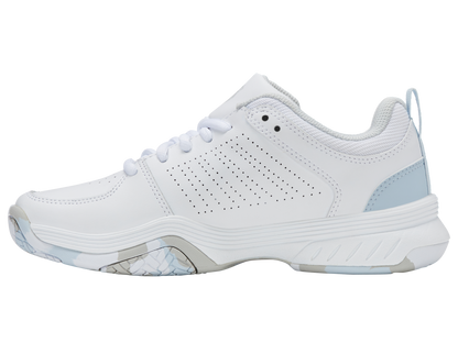 K-Swiss Big Kids' Shoes Court Express 2 | White/Ballad Blue/Dawn Blue