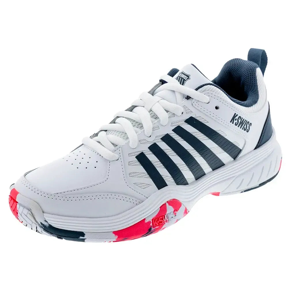 Juniors' Court Express 2 Tennis Shoes White and Stargazer-Footwear-K-Swiss-84428-129F25copy-Tennis Express