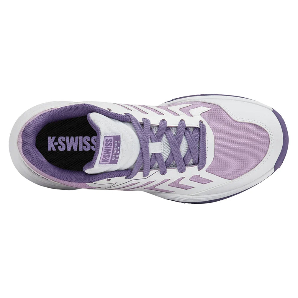 Juniors' Ultrashot Team 2 Tennis Shoes White and Purple Haze
