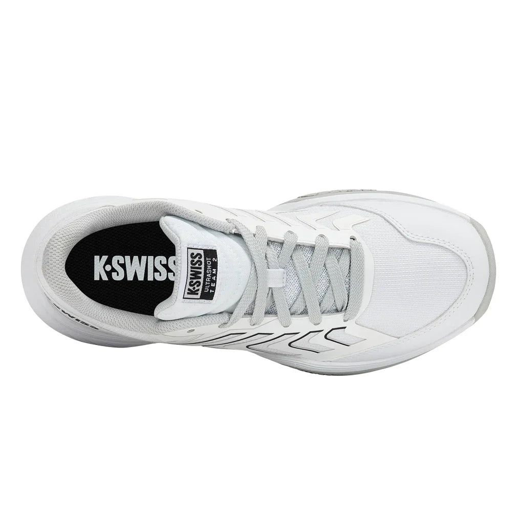 Juniors' Ultrashot Team 2 Tennis Shoes White and Dawn Blue
