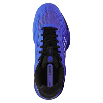 Juniors' Hypercourt Express 3 Tennis Shoes Dazzling Blue and Black