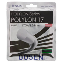 NATURAL - Polylon 17G Tennis String-Strings-Gosen-84831-BLACK-L-2-[Sku]-Tennis Express