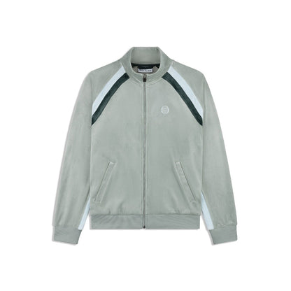 Sergio Tacchini Banda Velour Track Jacket - Slate Gray