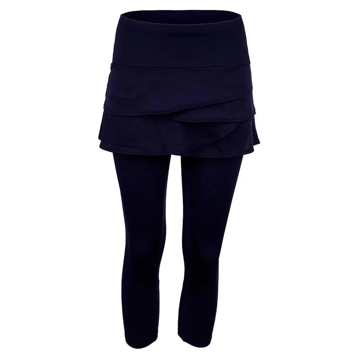 Women's Scallop Tennis Capri-Apparel-Lucky In Love-85341-401_MIDNIGHT-L-Tennis Express