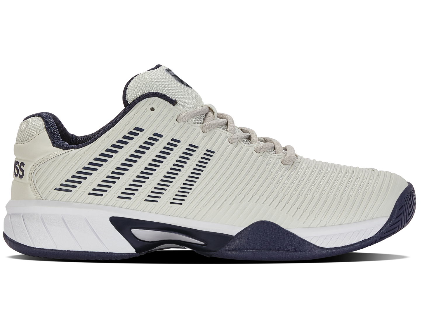 K-Swiss Big Kids' Shoes Hypercourt Express 2 | Gray/Wht/Peacoat