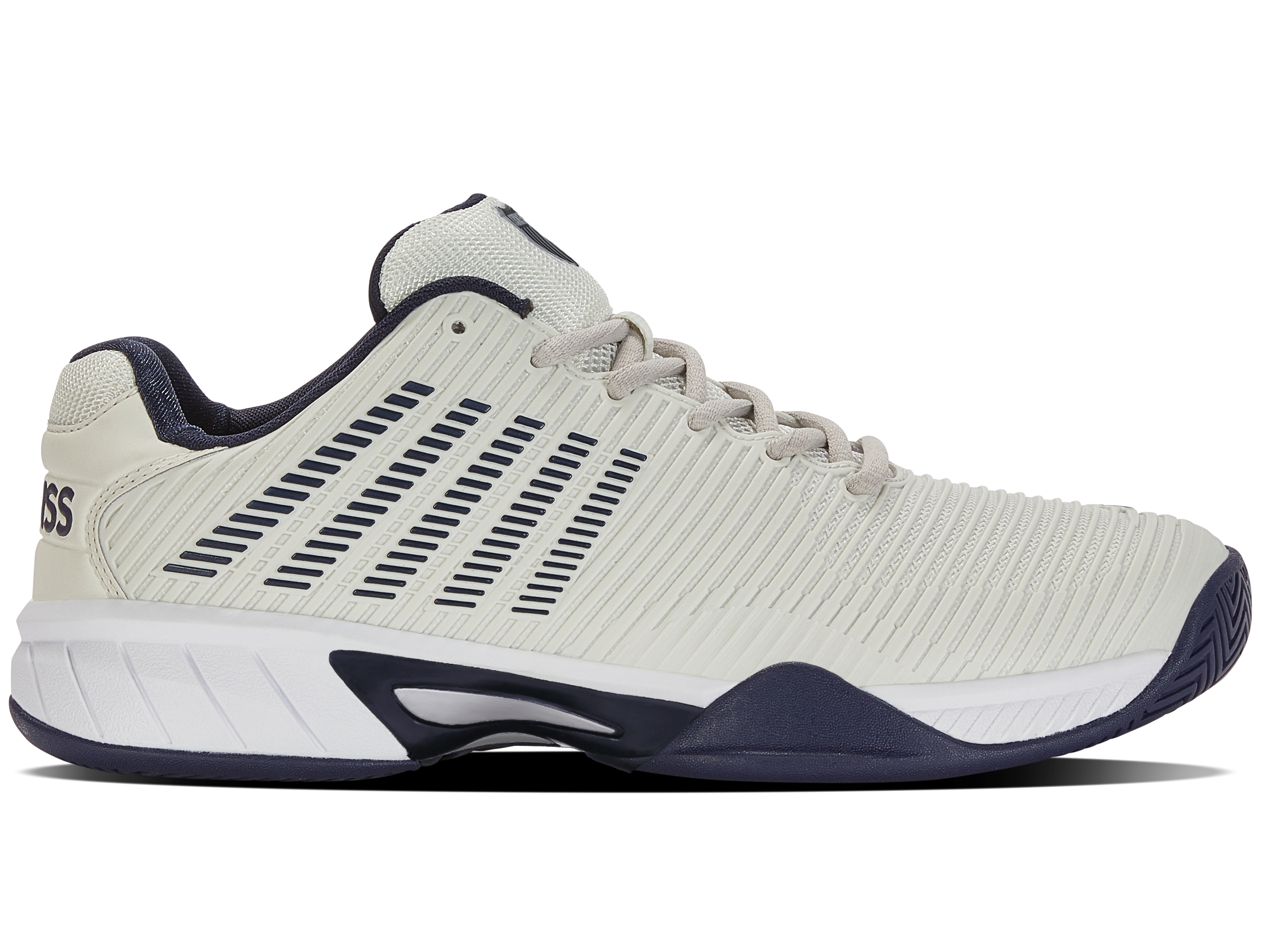 K-Swiss Big Kids' Shoes Hypercourt Express 2 | Gray/Wht/Peacoat