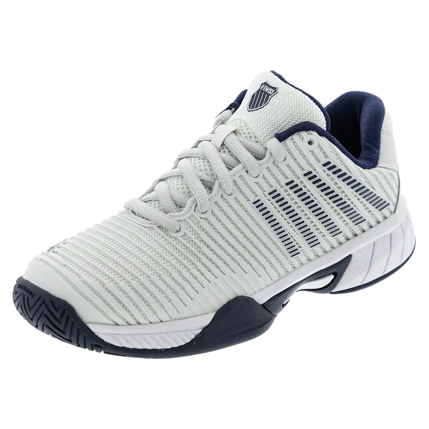 Juniors' Hypercourt Express 2 Tennis Shoes Gray White Peacoat-Footwear-K-Swiss-86613-090Bcopy-569674Tennis Express