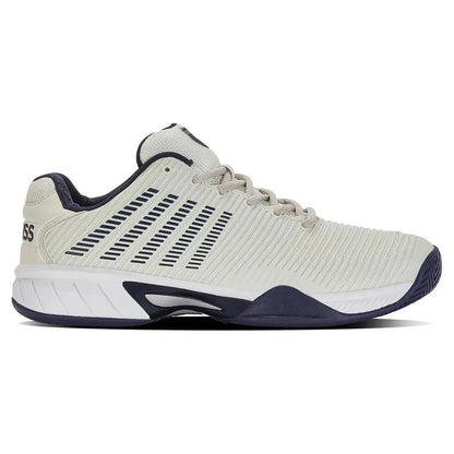 Juniors' Hypercourt Express 2 Tennis Shoes Gray White Peacoat