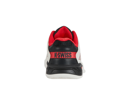 K-Swiss Big Kids' Shoes Hypercourt Express 2 | Bright White/Stretch Limo/High Risk Red
