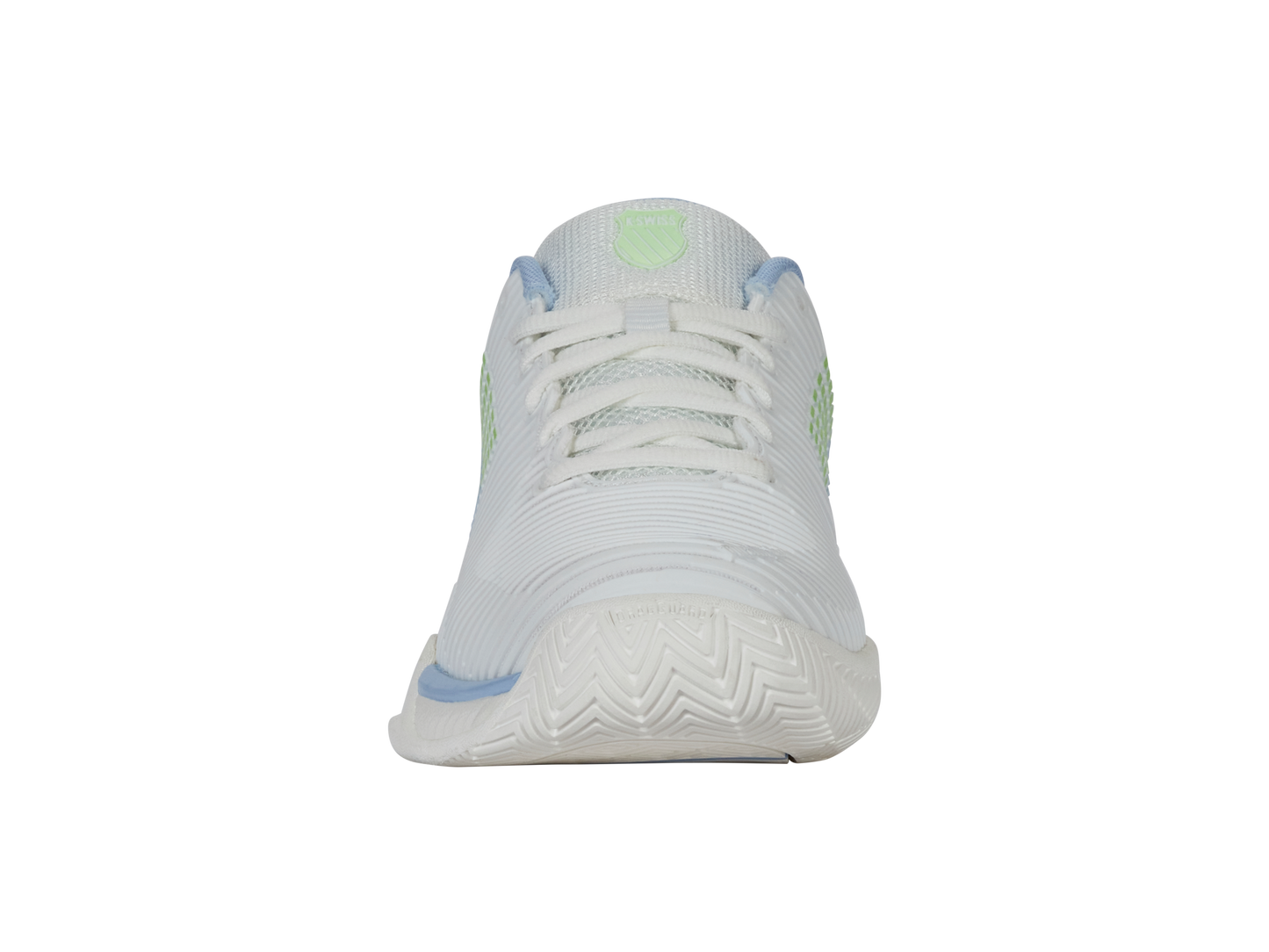 K-Swiss Big Kids' Shoes Hypercourt Express 2 | Lucent White/Dutch Canal/Paradise Green