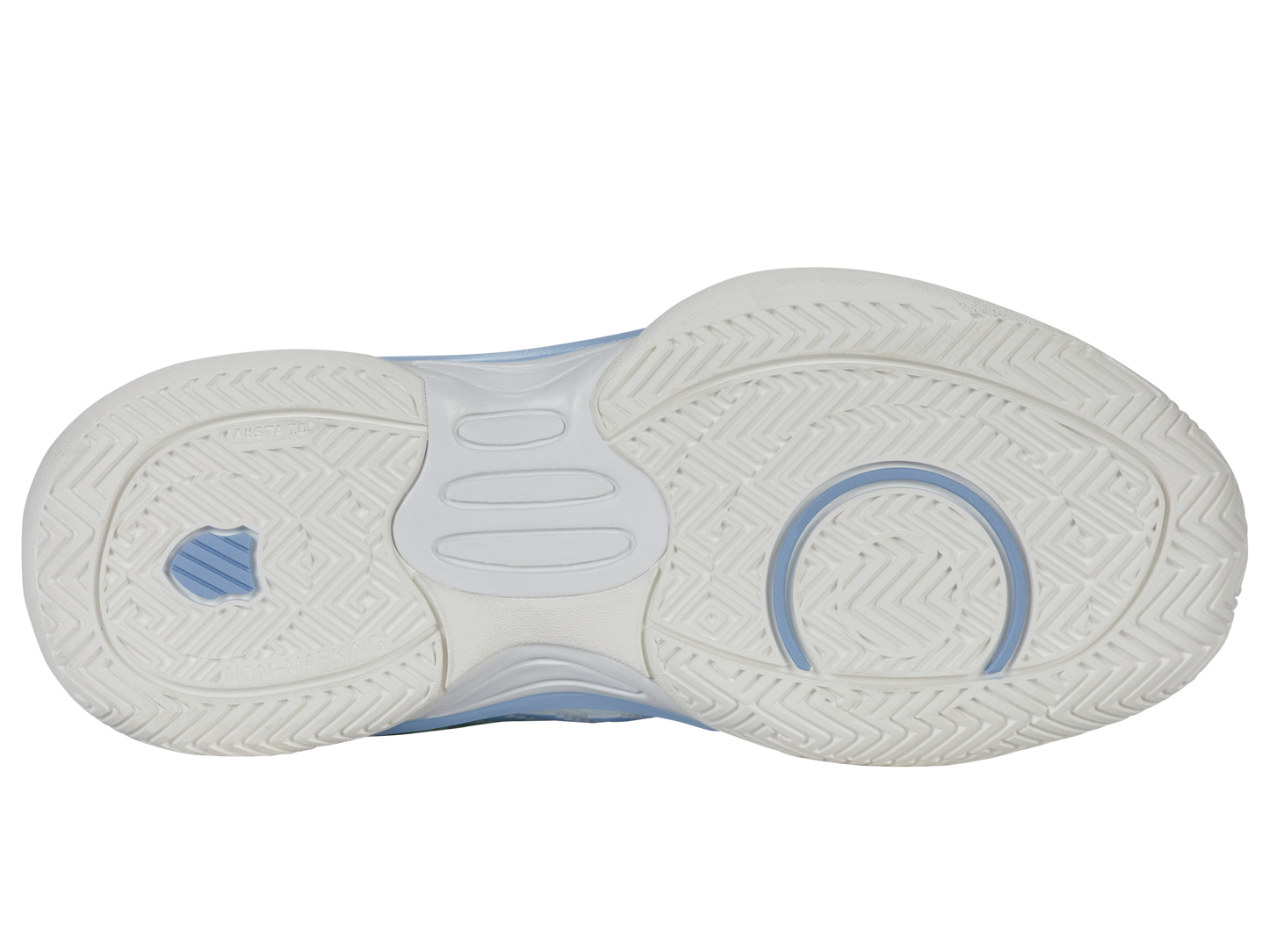 K-Swiss Big Kids' Shoes Hypercourt Express 2 | Lucent White/Dutch Canal/Paradise Green