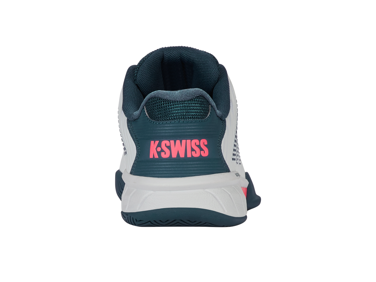 K-Swiss Junior Shoes Hypercourt Express 2 | White/Stargazer/Neon Blaze