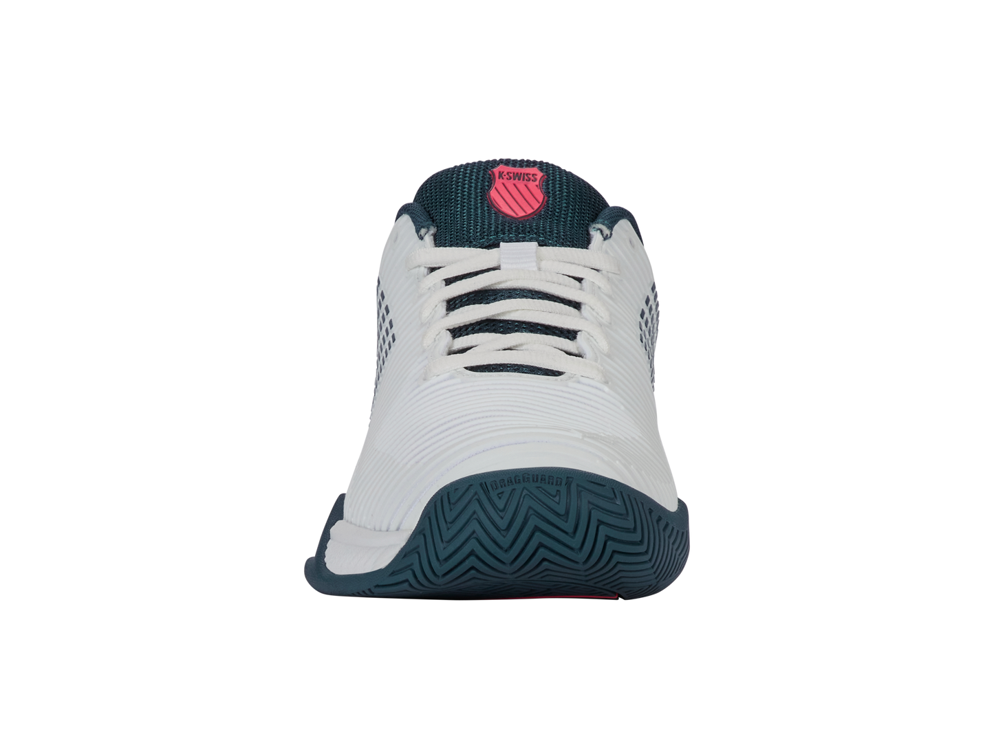 K-Swiss Junior Shoes Hypercourt Express 2 | White/Stargazer/Neon Blaze