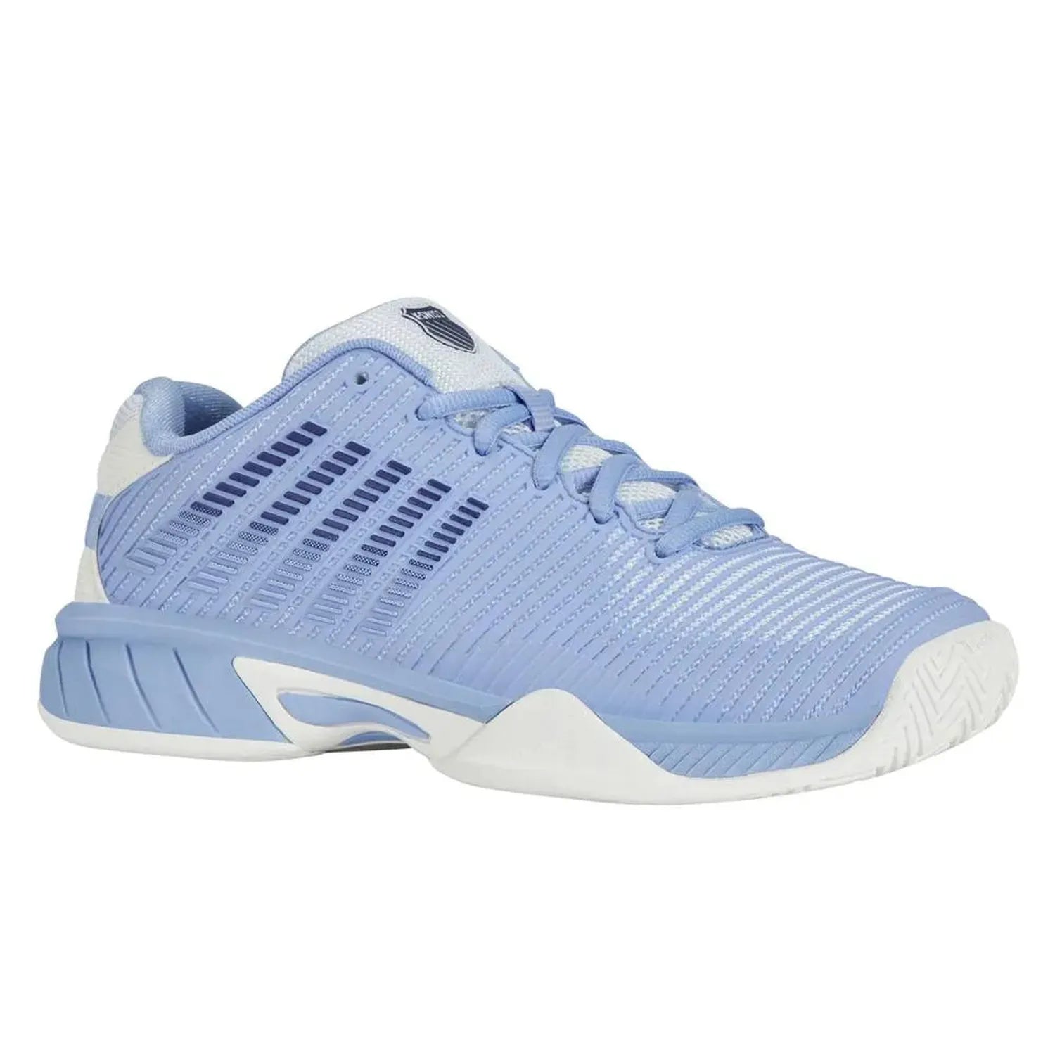 Juniors' Hypercourt Express 2 Tennis Shoes Bright White and Open Air-Footwear-K-Swiss-86613-171F24-2-[Sku]-Tennis Express