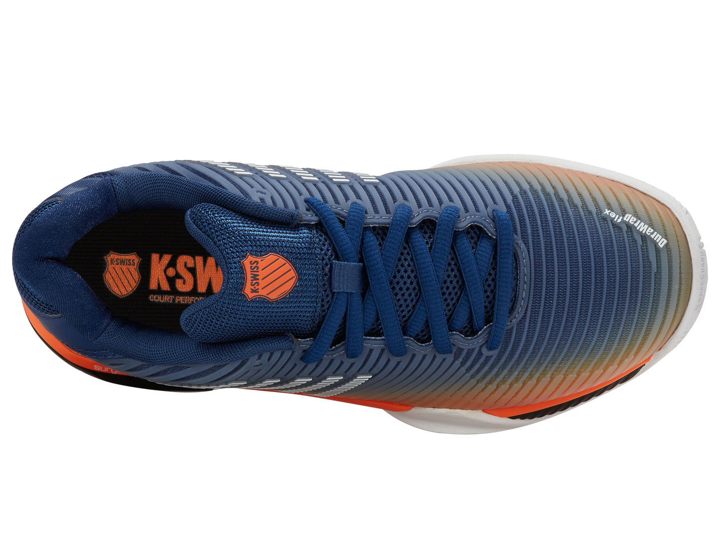 K-Swiss Junior Shoes Hypercourt Express 2 | Blue Opal/Black/White