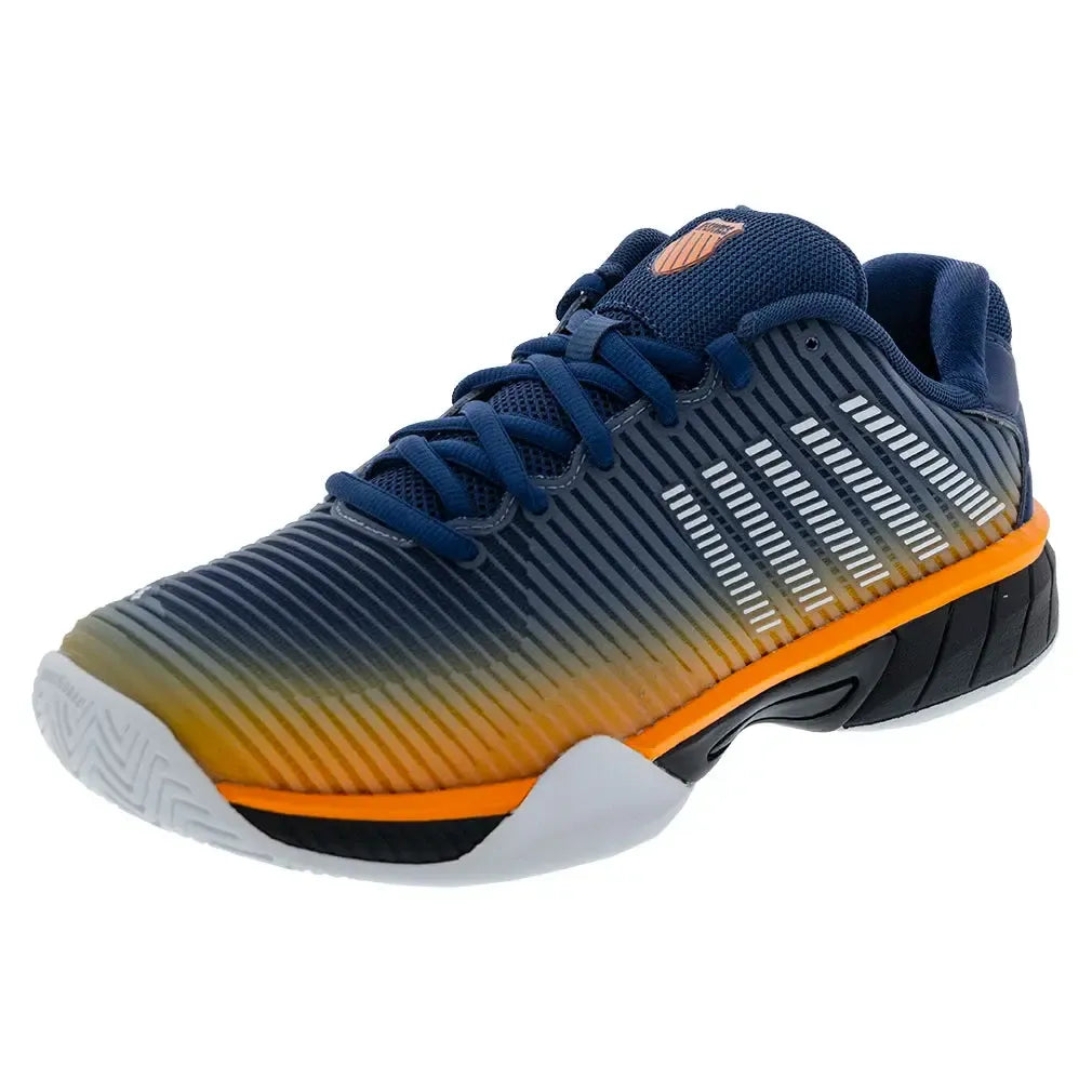 Juniors' Hypercourt Express 2 Tennis Shoes Blue Opal and Black-Footwear-K-Swiss-86613-407F25copy-Tennis Express