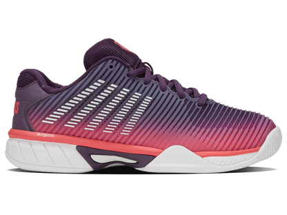 K-Swiss Junior Shoes Hypercourt Express 2 | Purple Plumeria/White/Hot Coral
