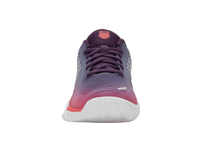 K-Swiss Junior Shoes Hypercourt Express 2 | Purple Plumeria/White/Hot Coral