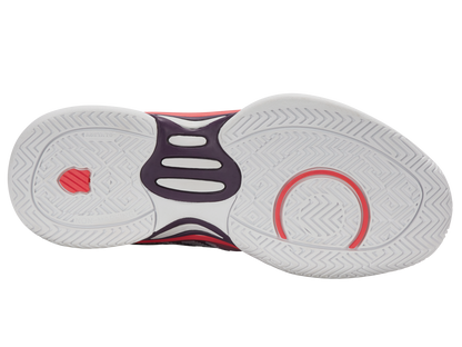 K-Swiss Junior Shoes Hypercourt Express 2 | Purple Plumeria/White/Hot Coral