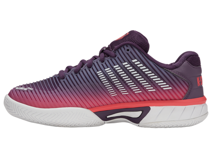 K-Swiss Junior Shoes Hypercourt Express 2 | Purple Plumeria/White/Hot Coral