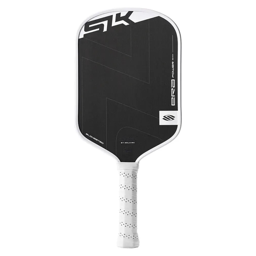 SLK Era Power Elongated Pickleball Paddle White-Racquets-Selkirk-8714-SEEWH_0650daf9-b38b-4463-b1c2-493964d691f2-Tennis Express