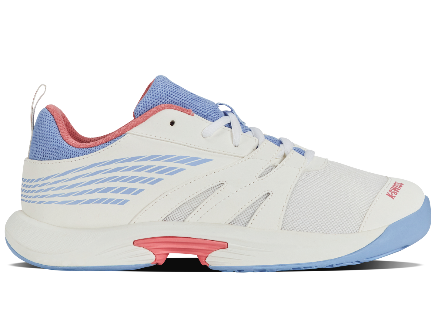 K-Swiss Big Kids' Shoes Speedtrac | Bright White/Open Air/Strawberry Ice