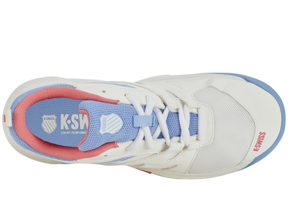 K-Swiss Big Kids' Shoes Speedtrac | Bright White/Open Air/Strawberry Ice