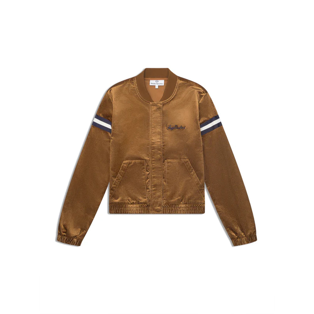 Sergio Tacchini Women's Cordurato Track Jacket |  Bronze Brown