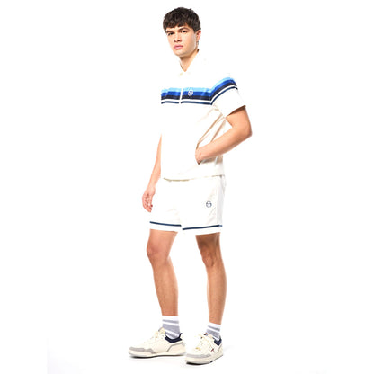 Sergio Tacchini Striscia Short Sleeve Track Jacket | Gardenia