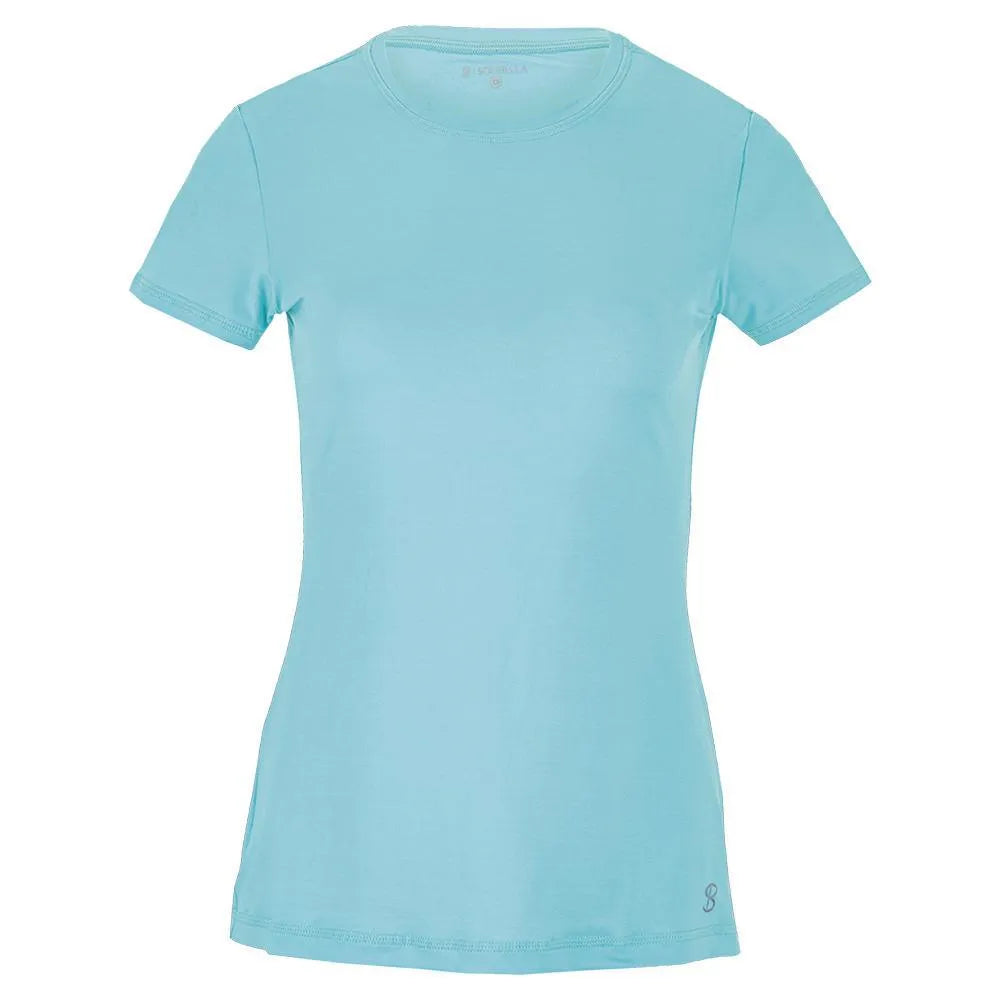 Women's UV Short Sleeve Tennis Top-Apparel-Sofibella-90580-AIR-L-Tennis Express