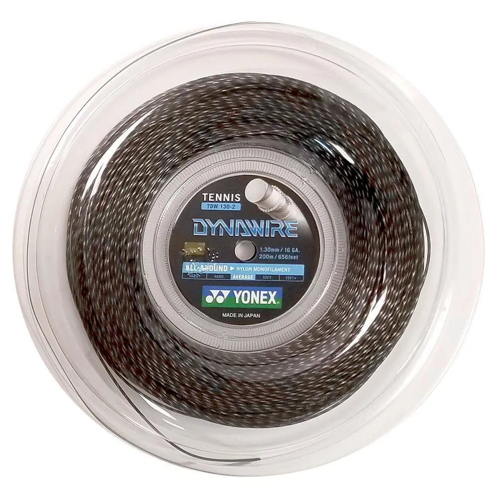 Dynawire Tennis String Reel-Strings-Yonex-91167-BLACK-L-Tennis Express