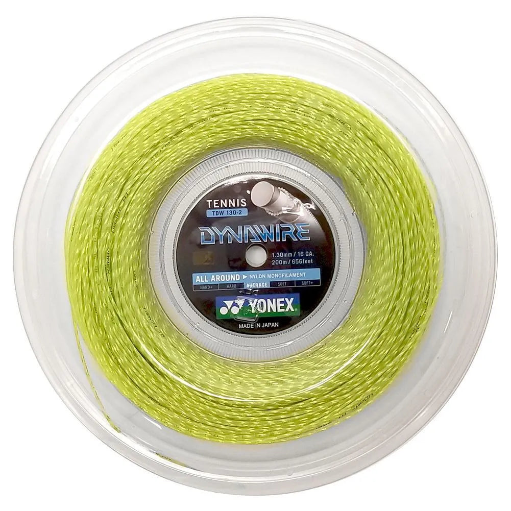 Dynawire Tennis String Reel-Strings-Yonex-91167-YELLOW-L-Tennis Express