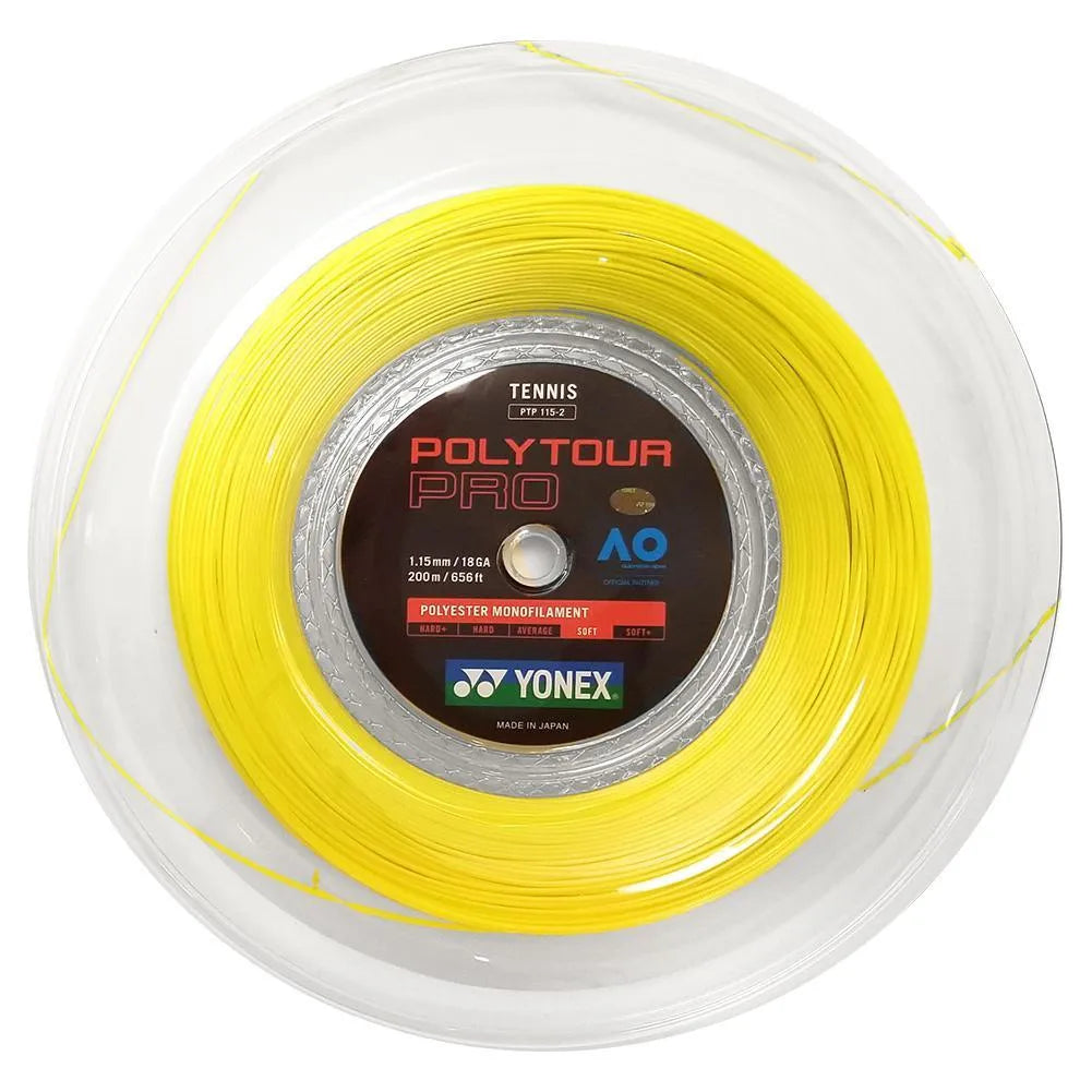 POLYTOUR PRO Tennis String Reel Yellow-Strings-Yonex-91169-DEFAULT-L-Tennis Express