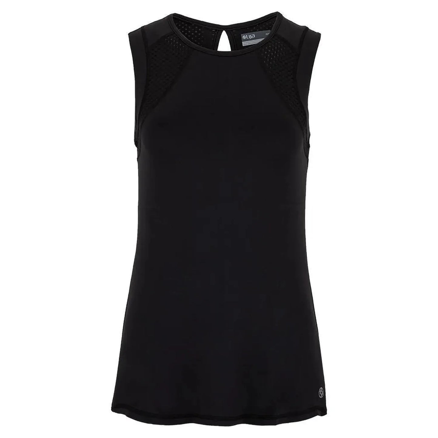 Women's Power Tennis Tank-Apparel-Lija-91295-BLACK-L-Tennis Express