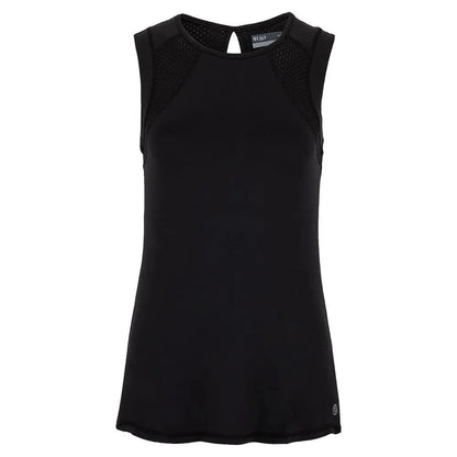 Women's Power Tennis Tank-Apparel-Lija-91295-BLACK-L-Tennis Express